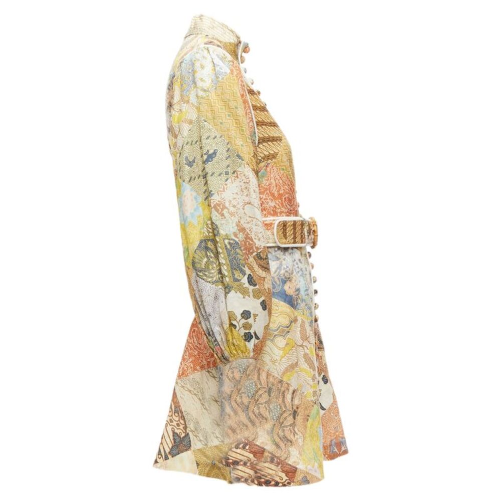 Zimmermann Brightside Linen Patchwork Ethnic Prin… - image 4